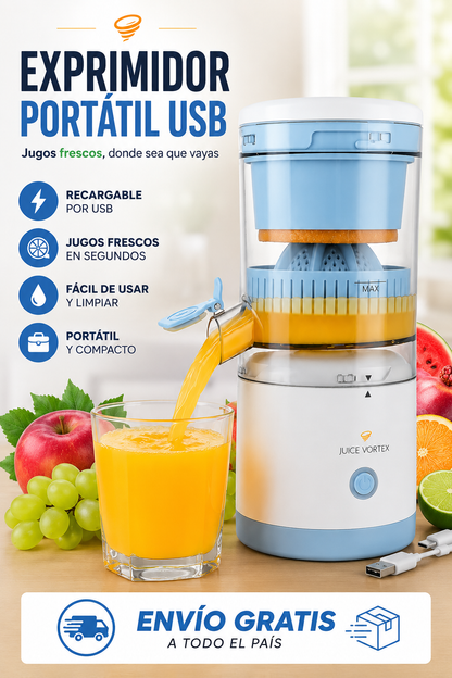 Exprimidor De Frutas Automatico Usb