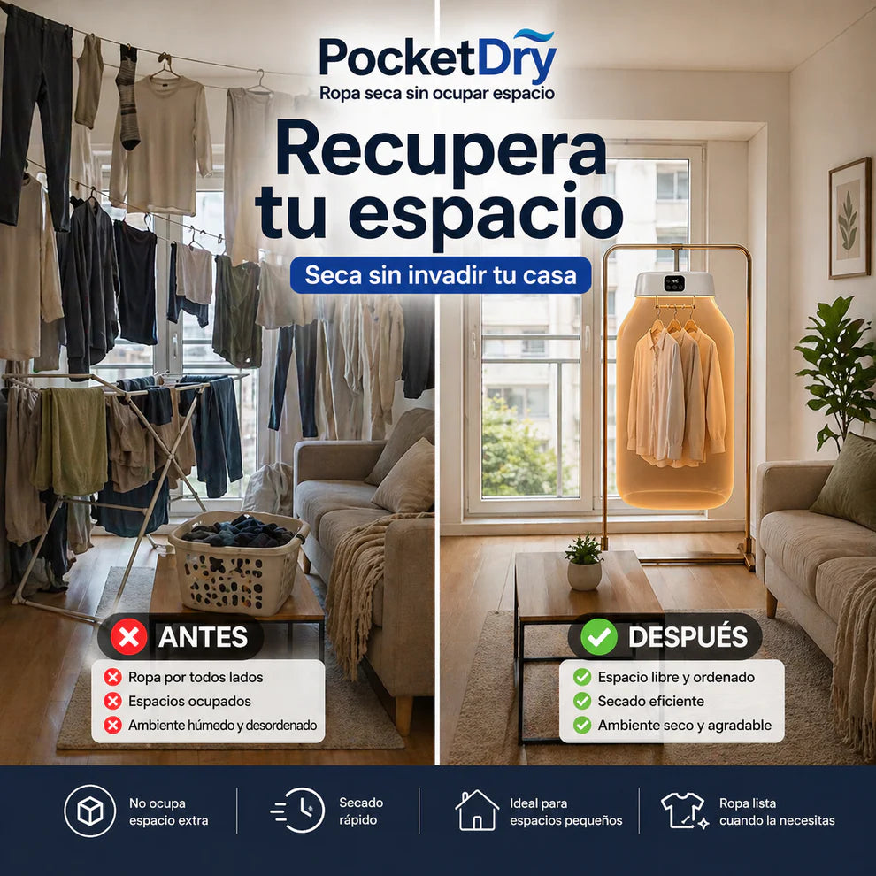 Secadora Ropa Portátil
