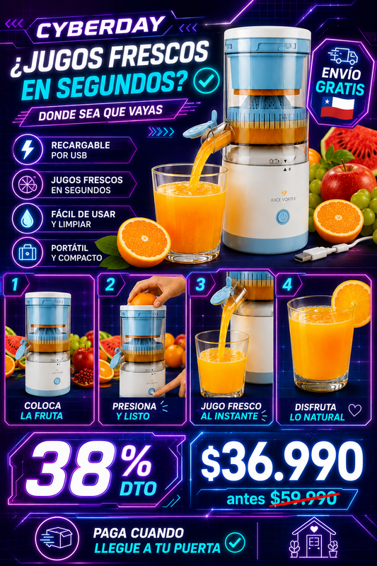 Exprimidor De Frutas Automatico Usb